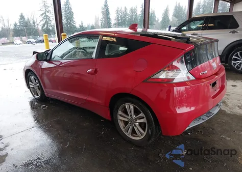 2012 Honda Cr-Z Ex из США, поврежденный, VIN JHMZF1D6XCS005613